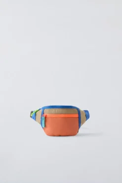 BOLSA DE CINTURA COLOR BLOCK-ZARA Fashion