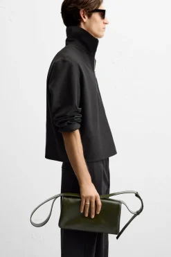 ZARA Malas / Mochilas^BOLSA TIRACOLO SOFT Verde