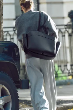 ZARA Malas^BOLSA TOTE BAG Preto