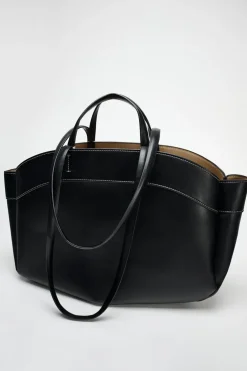 ZARA Malas^BOLSA TOTE BAG Preto