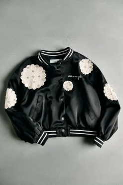BOMBER ACETINADO FLORES - SEA NY-ZARA Best Sale