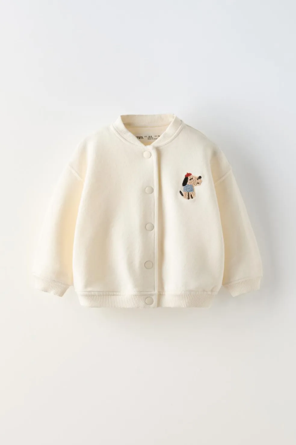BOMBER COM BORDADO DE CÃO-ZARA Sale