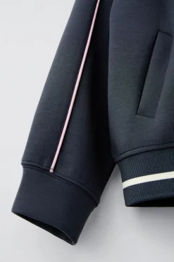 BOMBER COM VIVOS CONTRASTANTES-ZARA Online