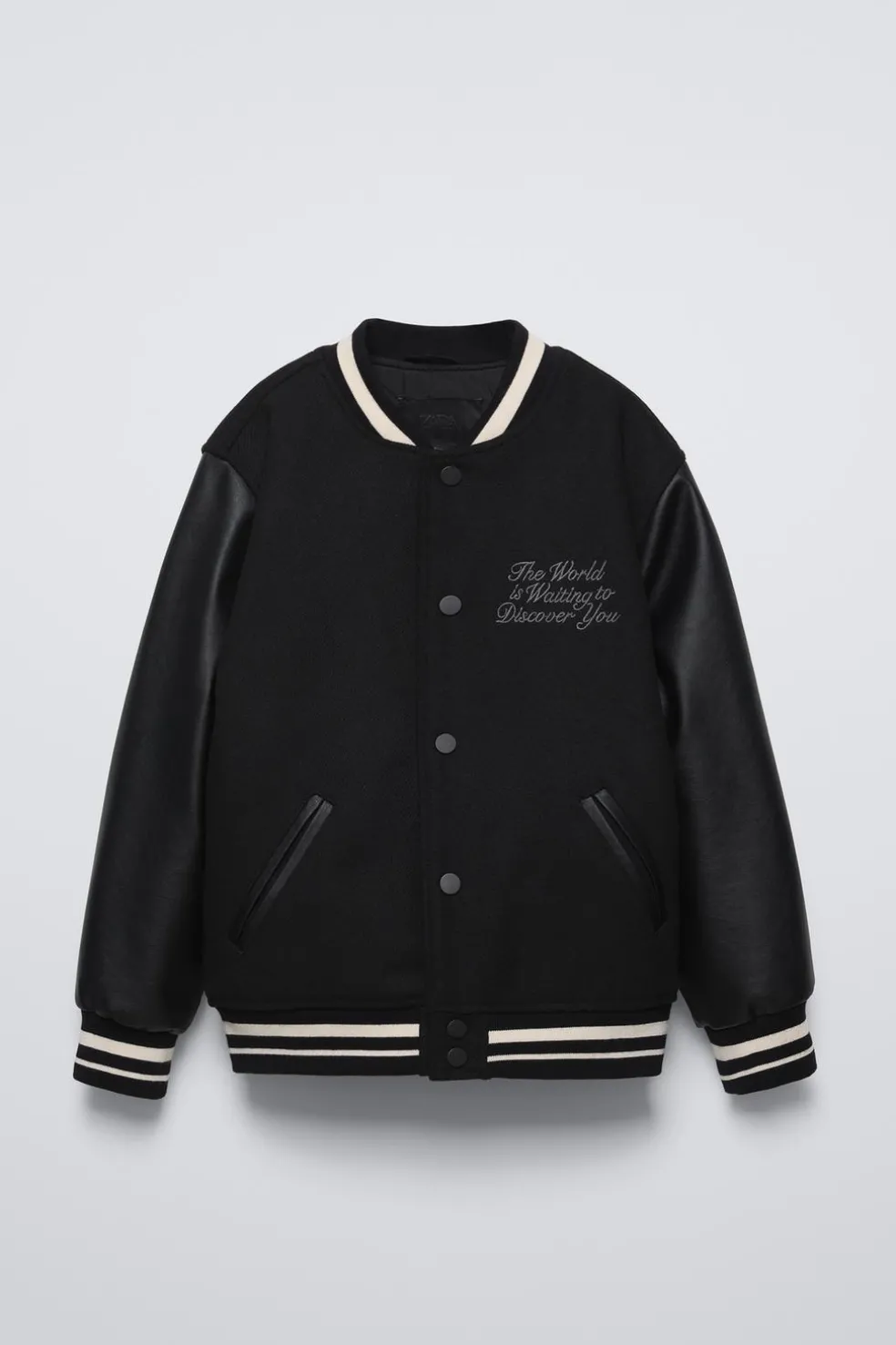 BOMBER COMBINADO EFEITO DE PELE-ZARA New