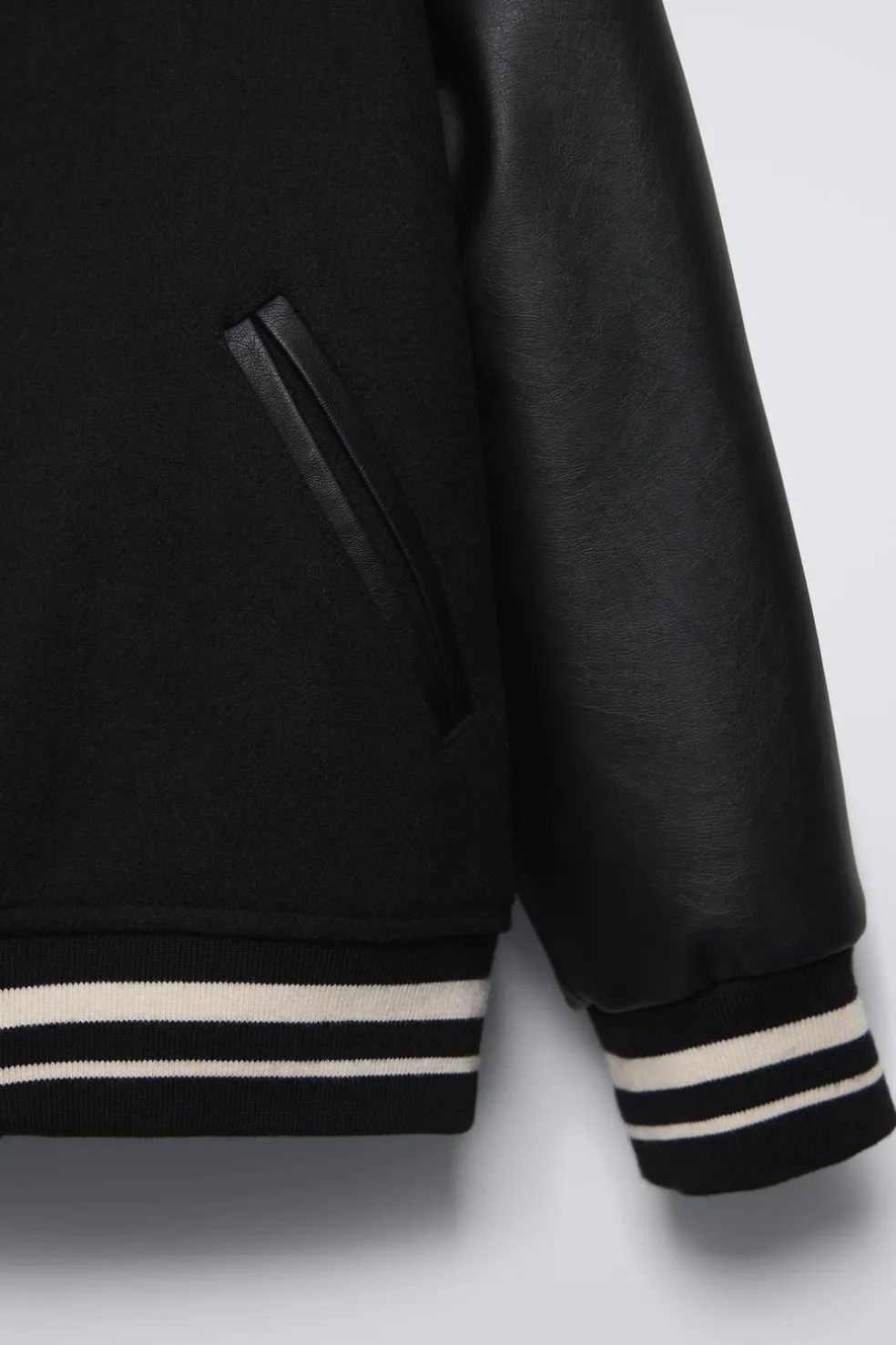 BOMBER COMBINADO EFEITO DE PELE-ZARA New