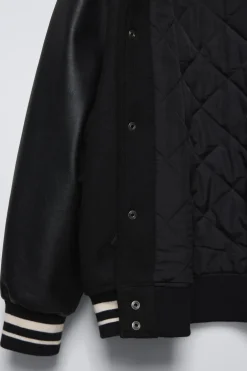 BOMBER COMBINADO EFEITO DE PELE-ZARA New