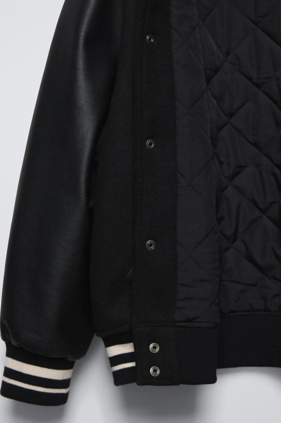 BOMBER COMBINADO EFEITO DE PELE-ZARA New
