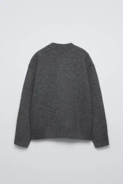BOMBER DE MALHA COM FECHO DE CORRER E LÃ-ZARA Outlet