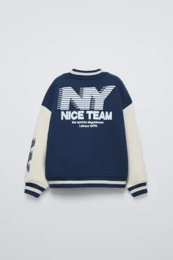 BOMBER MENSAGEM-ZARA Shop