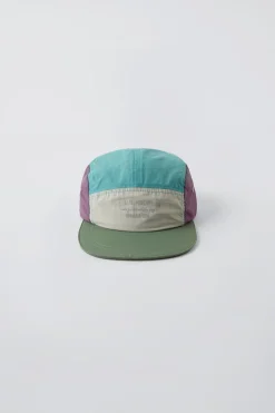 BONÉ DE NYLON COM MENSAGEM-ZARA Best Sale