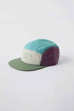 BONÉ DE NYLON COM MENSAGEM-ZARA Best Sale