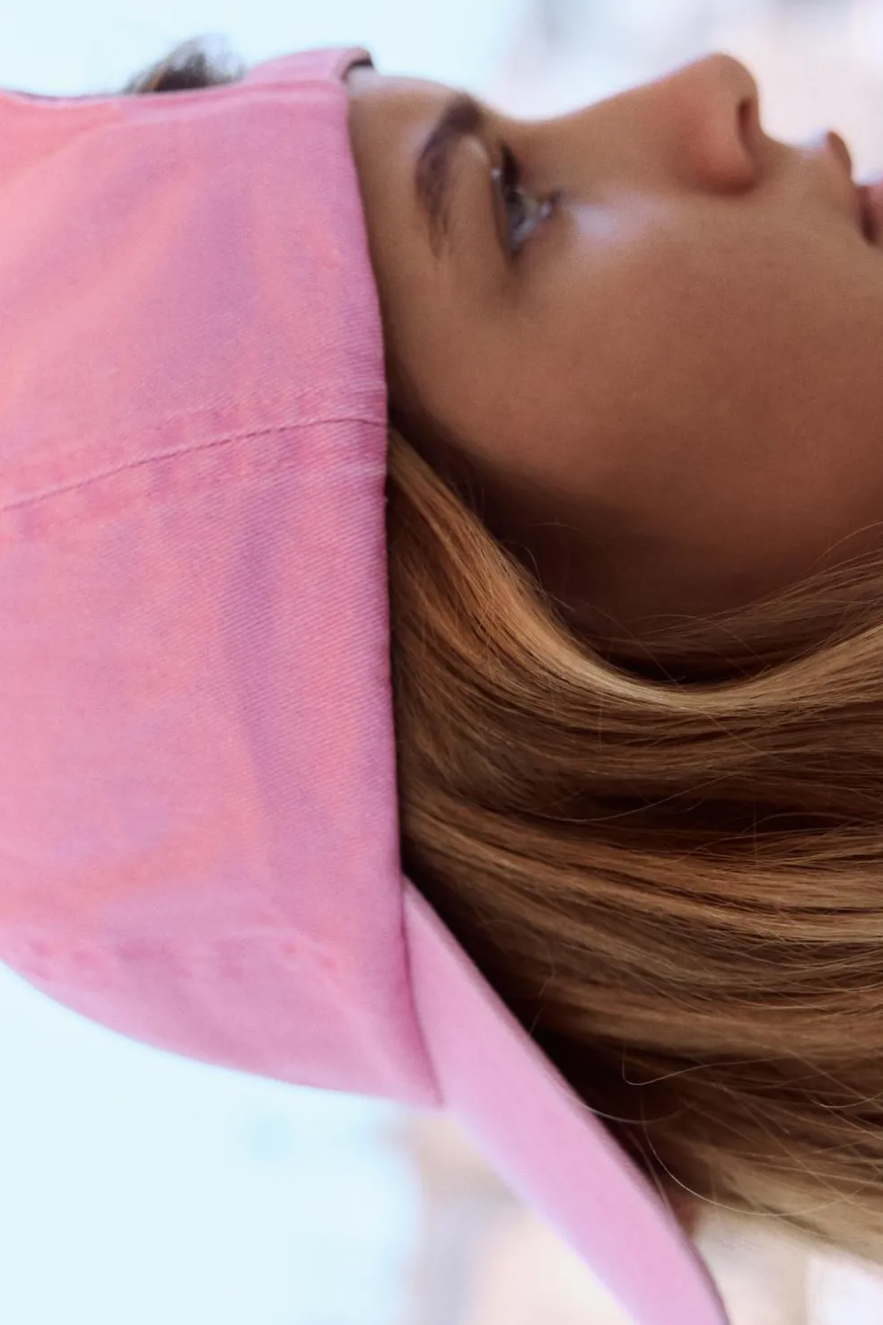 ZARA Acessórios / Bijuteria^BONÉ DE SARJA E EFEITO DE LAVAGEM Rosa