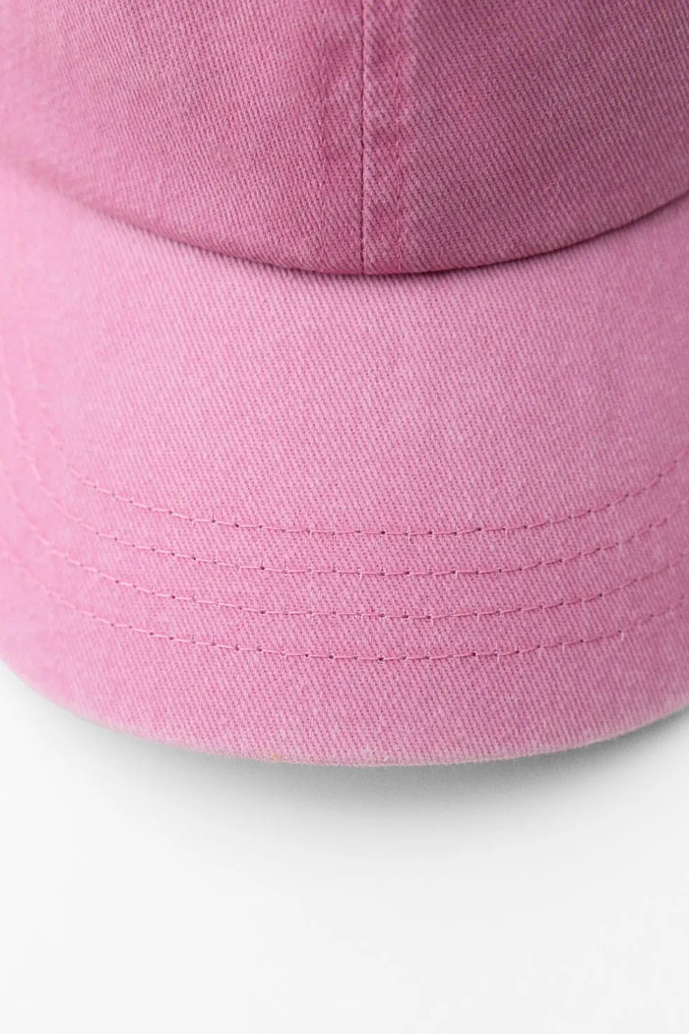 ZARA Acessórios / Bijuteria^BONÉ DE SARJA E EFEITO DE LAVAGEM Rosa