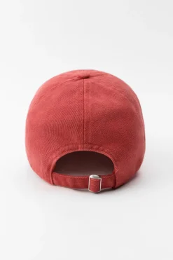 ZARA Acessórios / Bijuteria^BONÉ SARJA BÁSICO Vermelho