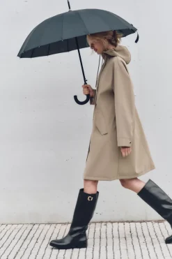 ZARA Sapatos^BOTA ALTA COM FIVELA Preto