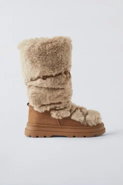 BOTA ALTA PELO-ZARA Discount