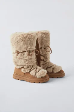 BOTA ALTA PELO-ZARA Discount