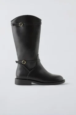 BOTA ALTA SUAVE-ZARA Flash Sale