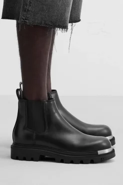 ZARA Vestuário De Inverno^BOTA CHELSEA COM VOLUME Preto
