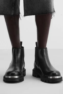 ZARA Vestuário De Inverno^BOTA CHELSEA COM VOLUME Preto