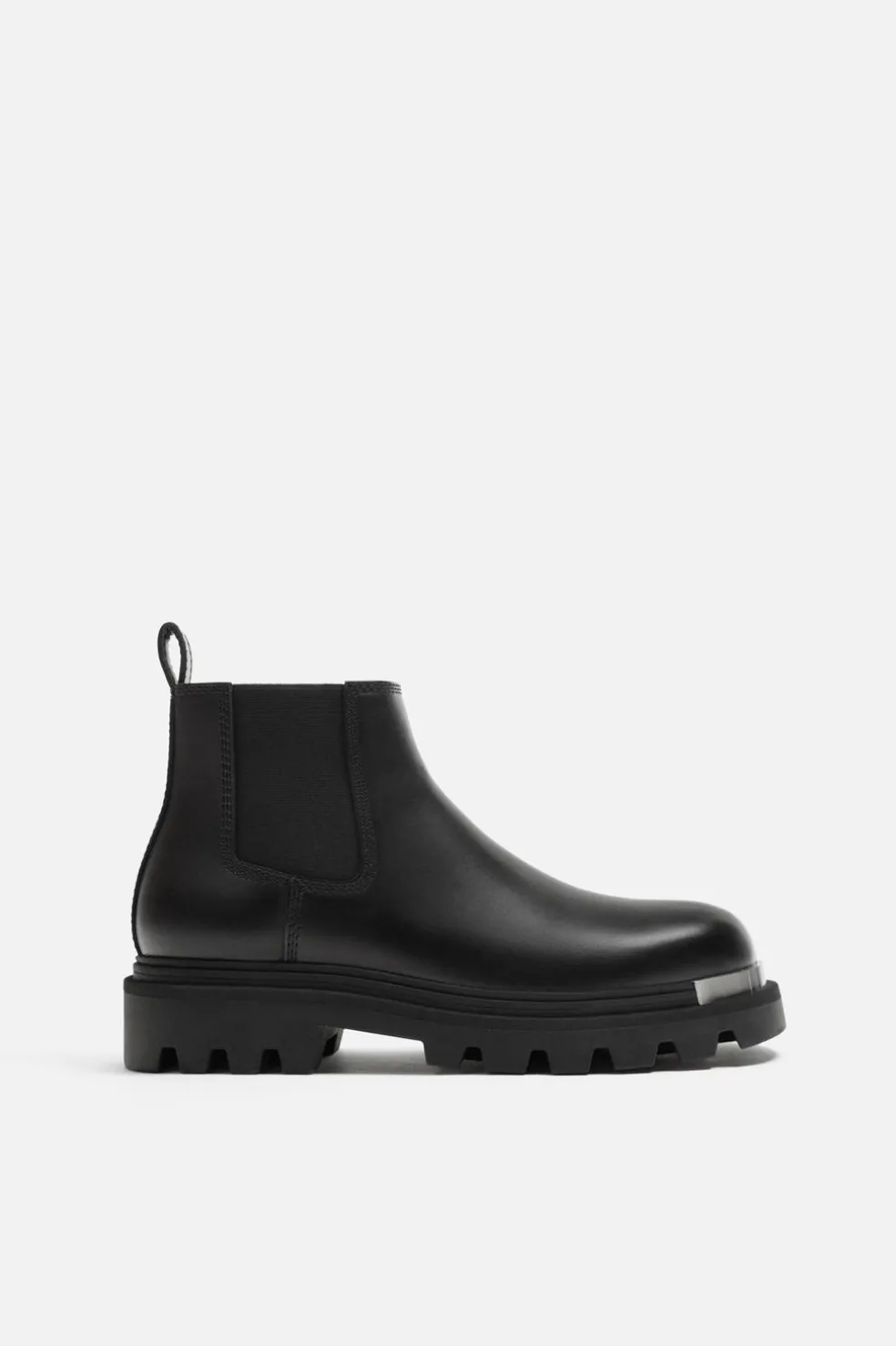 ZARA Vestuário De Inverno^BOTA CHELSEA COM VOLUME Preto