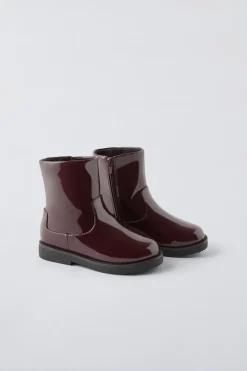 BOTA COM EFEITO ENVERNIZADO-ZARA Sale