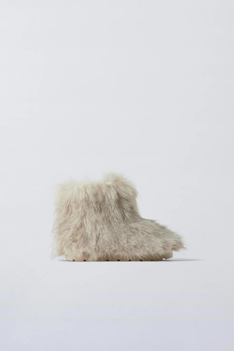BOTA COM PELO-ZARA Best Sale