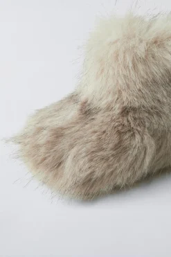 BOTA COM PELO-ZARA Best Sale