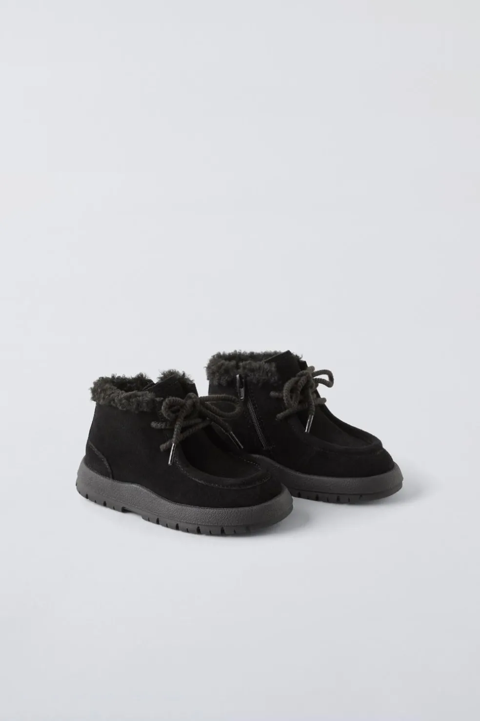 BOTA COM REBORDO EM PELE-ZARA Shop
