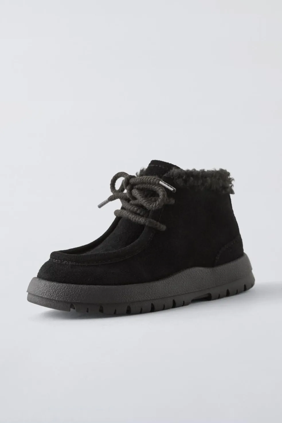 BOTA COM REBORDO EM PELE-ZARA Shop