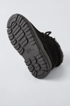 BOTA COM REBORDO EM PELE-ZARA Shop