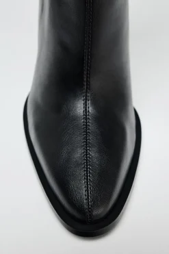 ZARA Sapatos^BOTA COM TACÃO CANO XL Preto