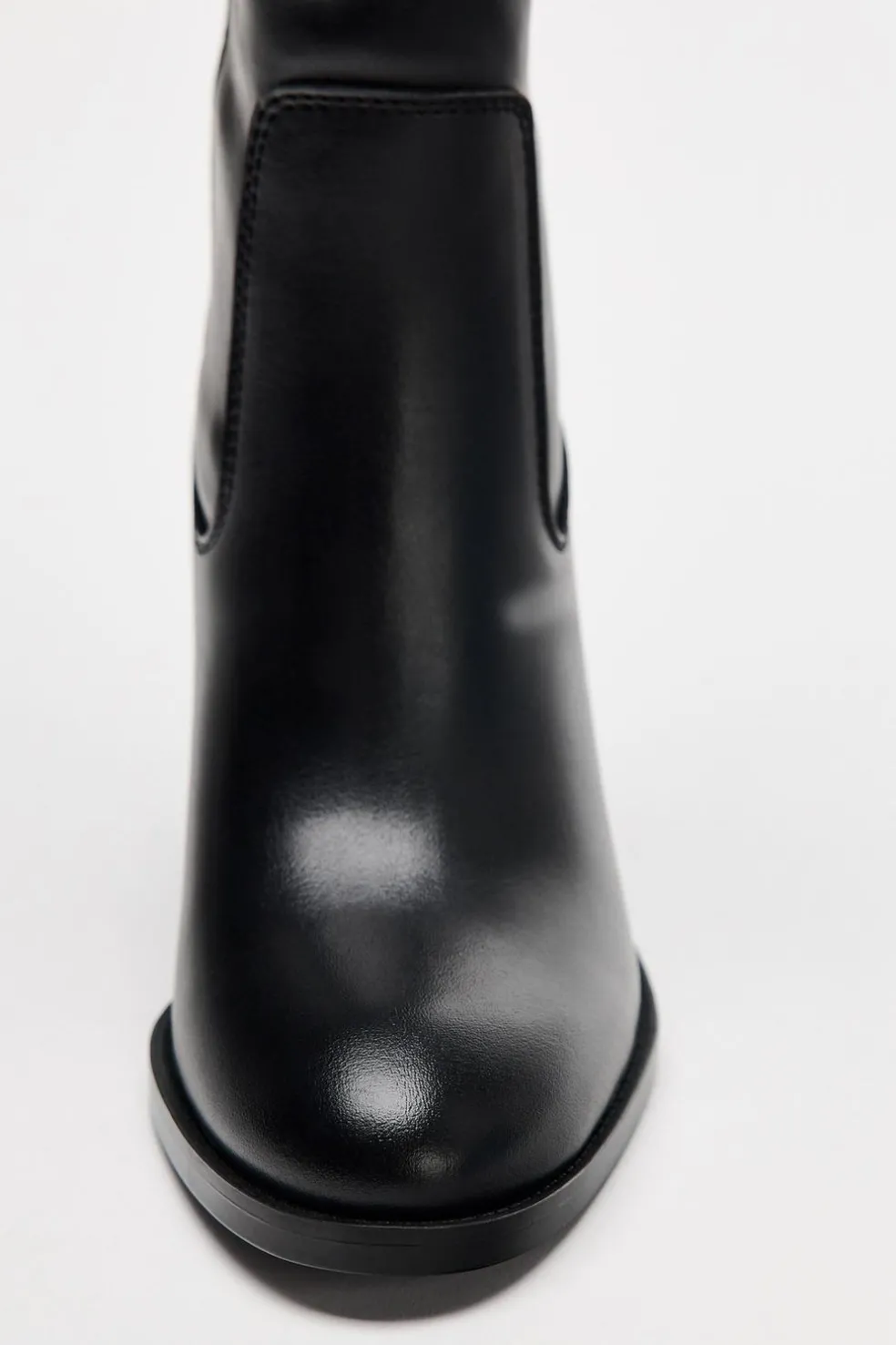ZARA Sapatos^BOTA COM TACÃO E FIVELA Preto