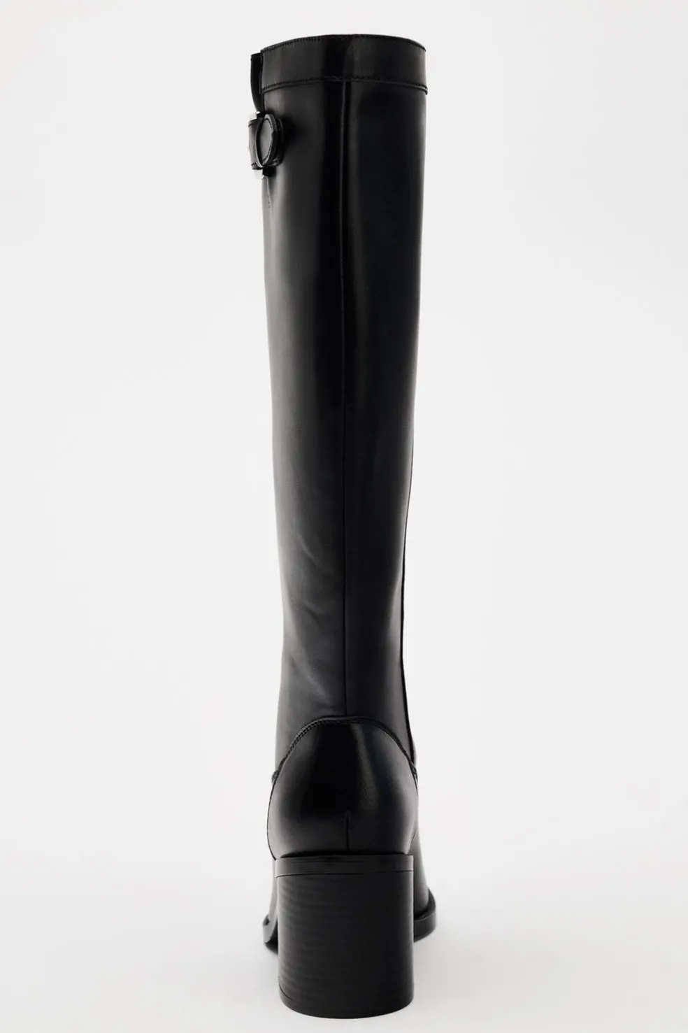 ZARA Sapatos^BOTA COM TACÃO E FIVELA Preto