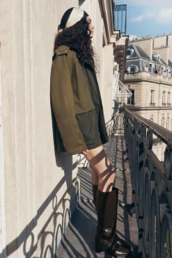 ZARA Sapatos^BOTA COM TACÃO E FIVELA EM PELE Castanho