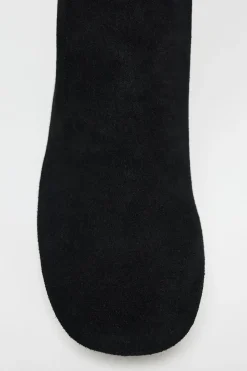 ZARA Sapatos^BOTA COM TACÃO EM CROUTE Preto