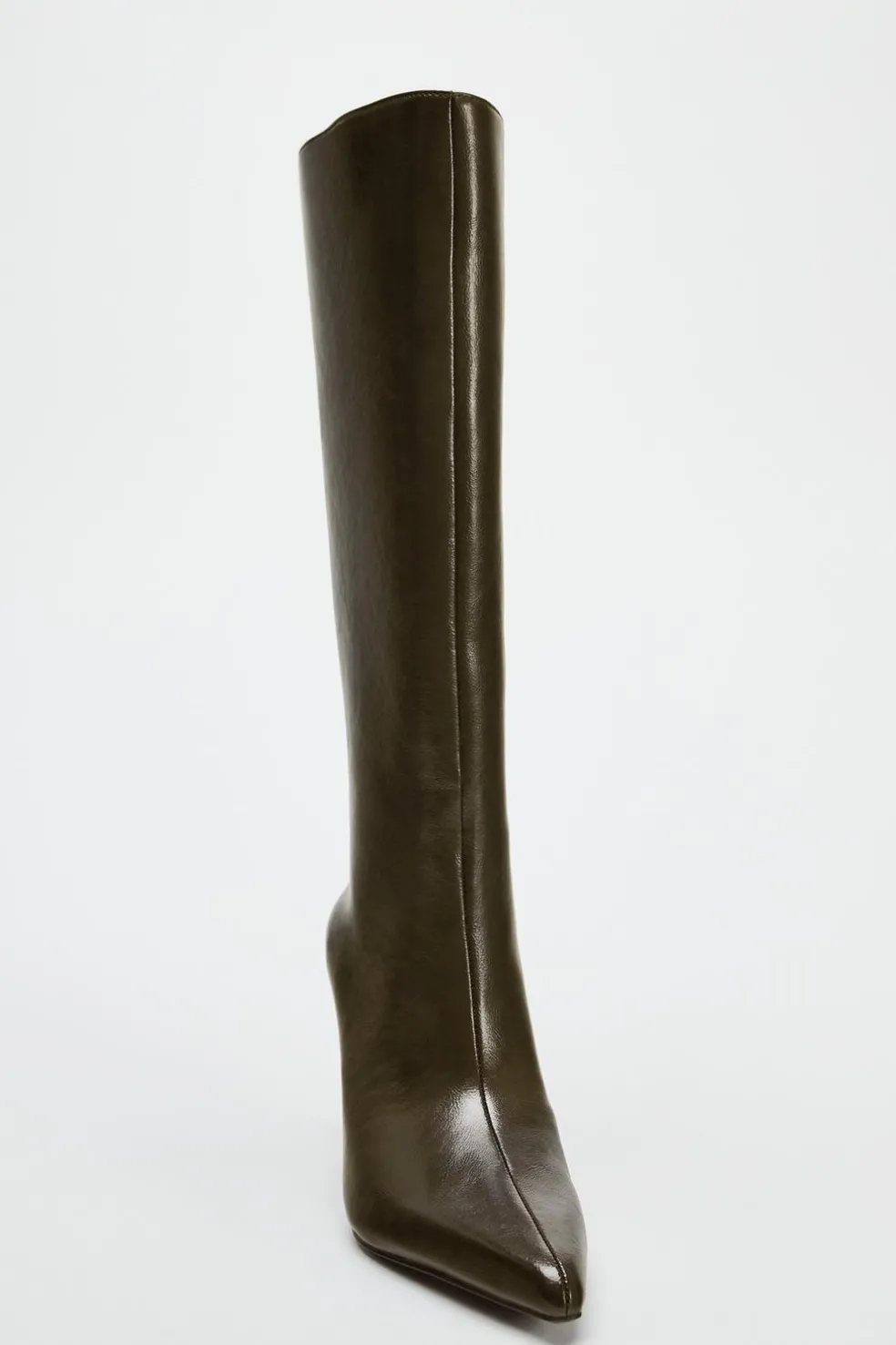 ZARA Sapatos^BOTA COM TACÃO FINO Verde
