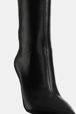 ZARA Sapatos^BOTA COM TACÃO PESPONTADO Preto