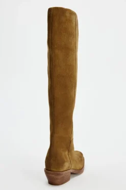 ZARA Sapatos^BOTA CROUTE CANO LARGO torrado