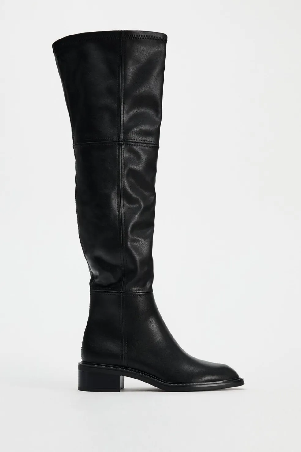 ZARA Sapatos^BOTA DE CANO ALTO Preto