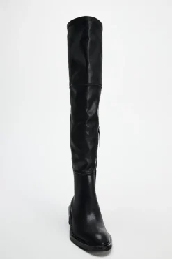 ZARA Sapatos^BOTA DE CANO ALTO Preto
