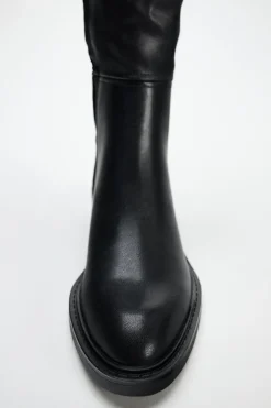 ZARA Sapatos^BOTA DE CANO ALTO Preto