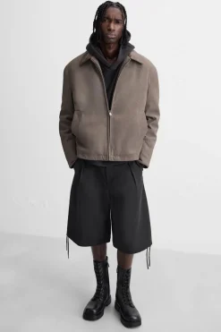 ZARA Vestuário De Inverno^BOTA DE CORDÕES COM SOLA DE VOLUME Preto