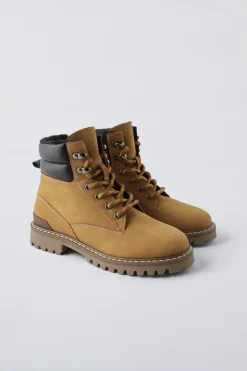 BOTA DE MONTANHA PELE-ZARA Best Sale