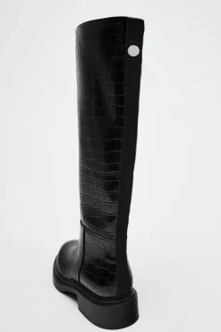 ZARA Sapatos^BOTA DE MONTARIA Preto