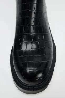 ZARA Sapatos^BOTA DE MONTARIA Preto