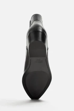ZARA Pele|Sapatos^BOTA DE PELE COWBOY Preto