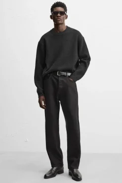 ZARA Vestuário De Inverno|Sapatos^BOTAS CHELSEA PELE Preto