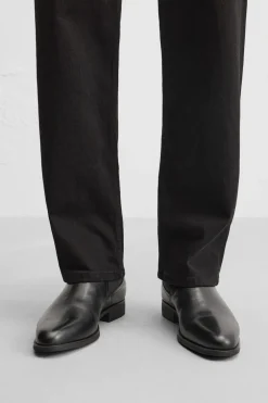 ZARA Vestuário De Inverno|Sapatos^BOTAS CHELSEA PELE Preto
