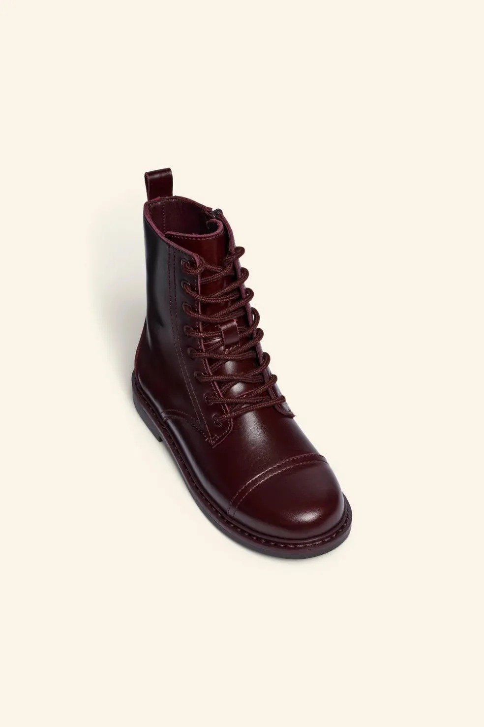 BOTIM EM PELE COM CORDÕES LIMITED EDITION-ZARA Online